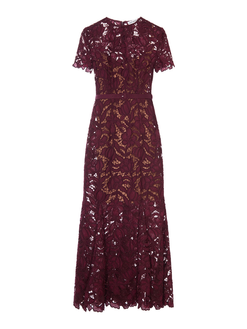 MIDI LACE DRESS