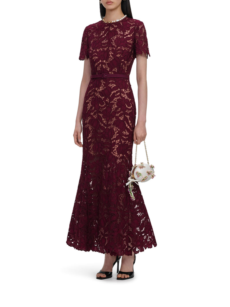 MIDI LACE DRESS