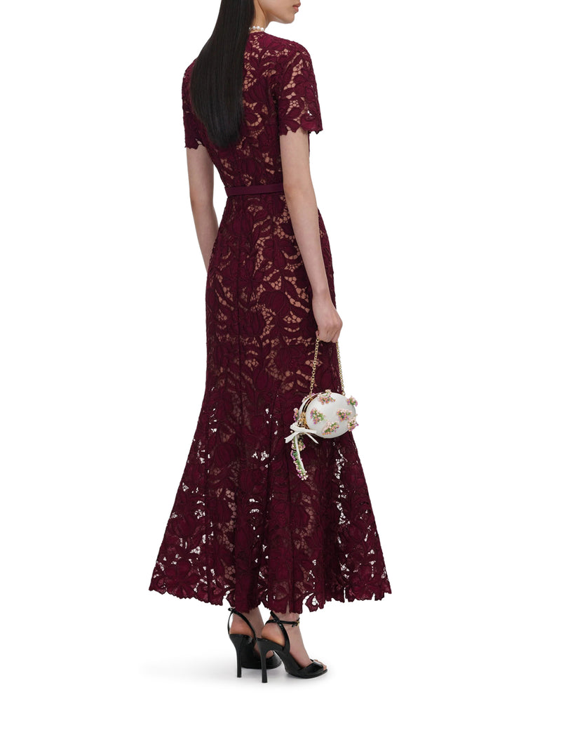 MIDI LACE DRESS