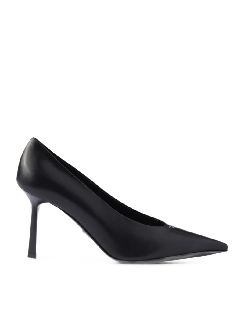 POINTED PUMP IN SMOOTH LEATHER