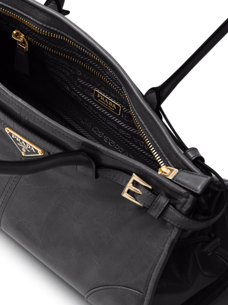 PRADA BONNIE MEDIUM LEATHER HANDBAG