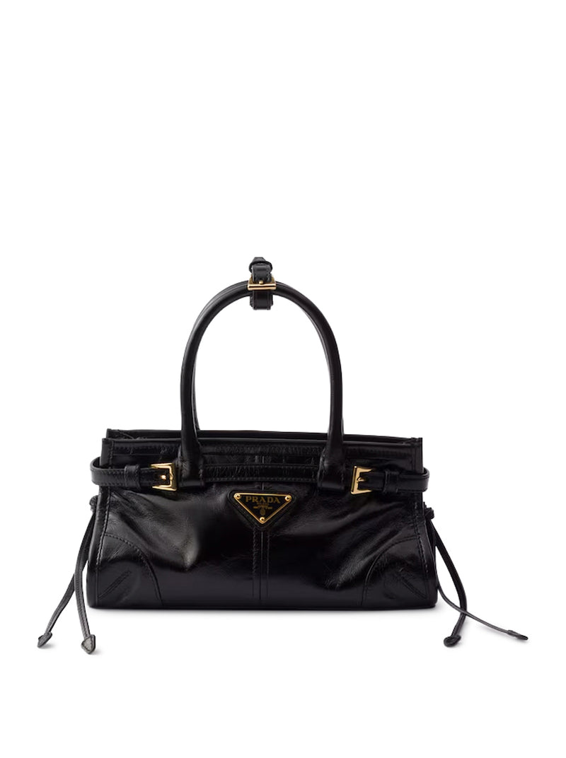 PRADA BONNIE MINI LEATHER HANDBAG