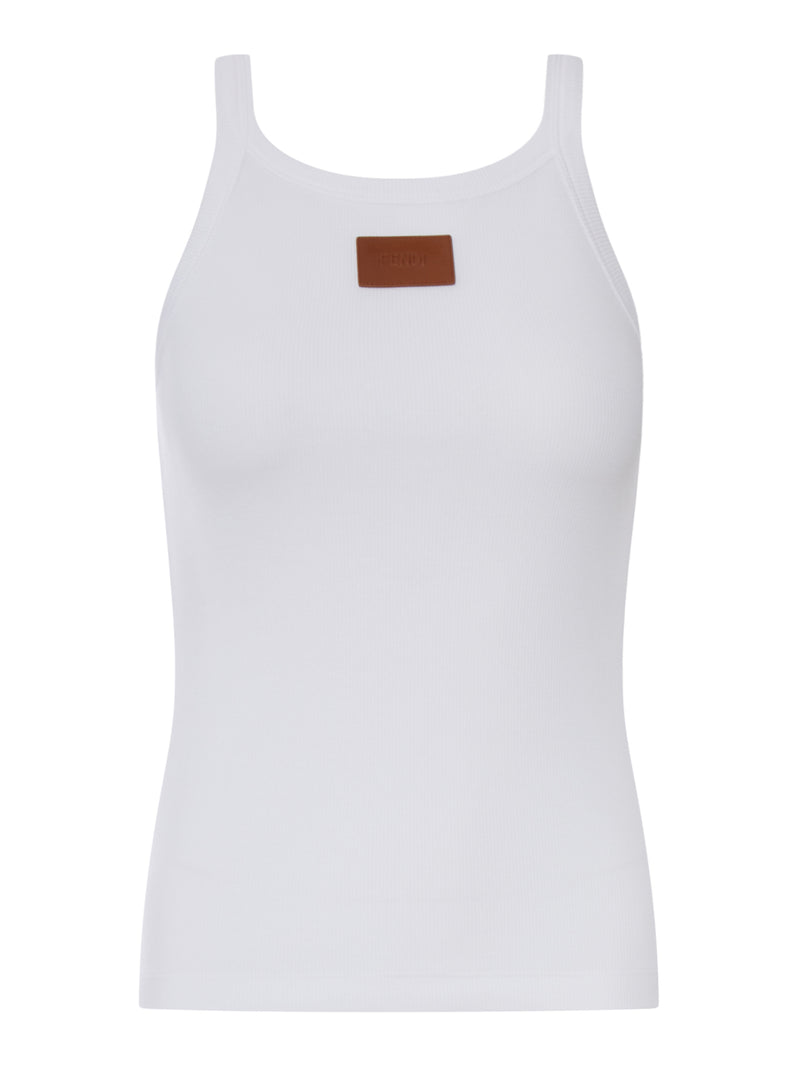 RIBBED COTTON TOP