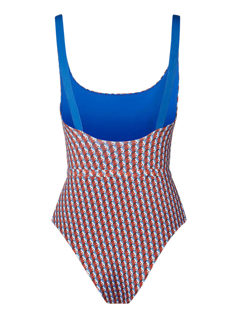 RED AND BLUE FF LYCRA® INNER SWIMSUIT
