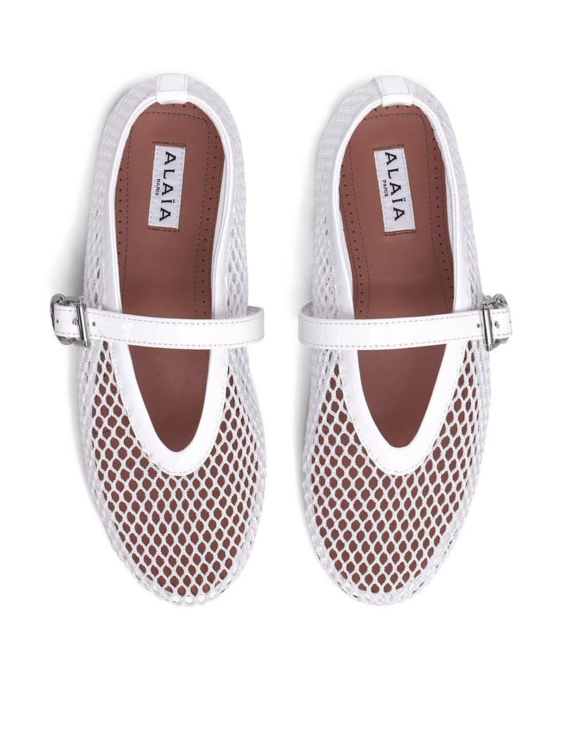 FLAT MESH BALLERINAS