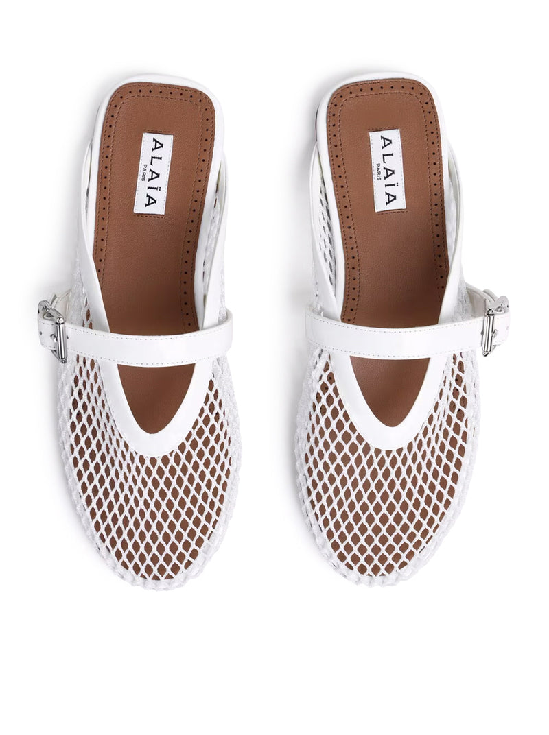 FISHNET FLAT MULES