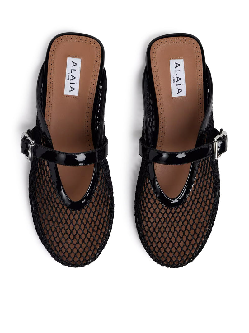 FISHNET FLAT MULES