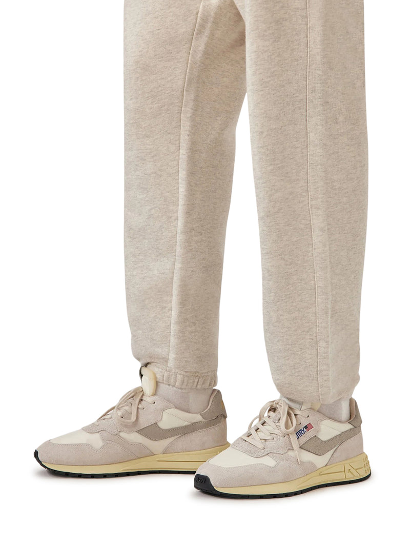 SNEAKERS REELWIND LOW IN NYLON E SUEDE BIANCO