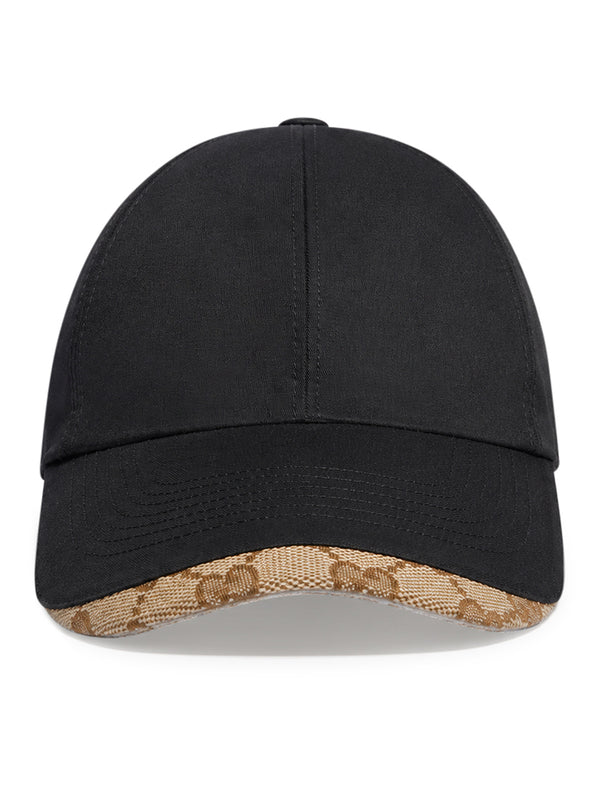 COTTON FABRIC BASEBALL CAP