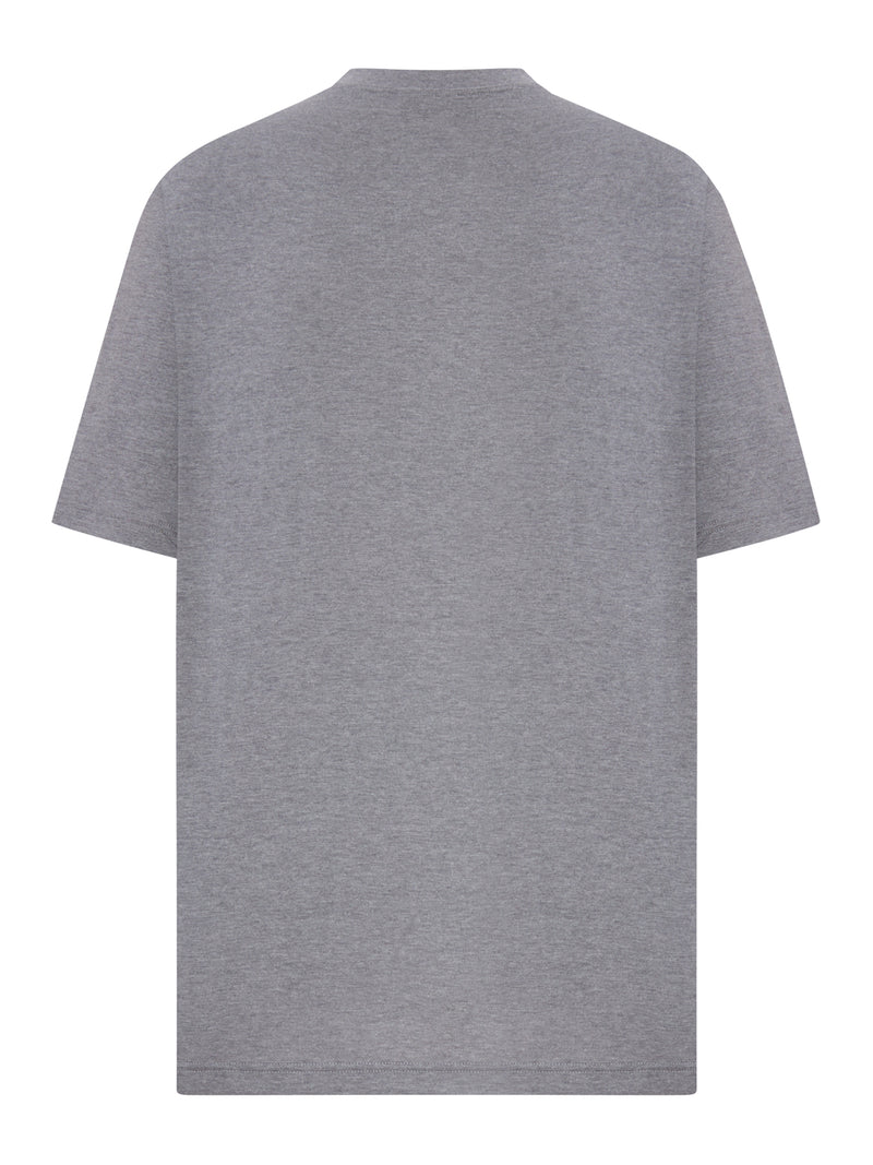 COTTON T-SHIRT WITH FRONT LOGO