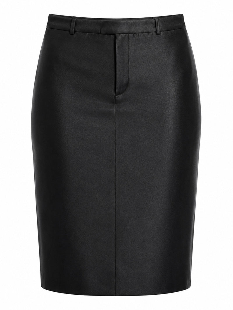 SKIRT IN FINE SILK FAILLE FINISH