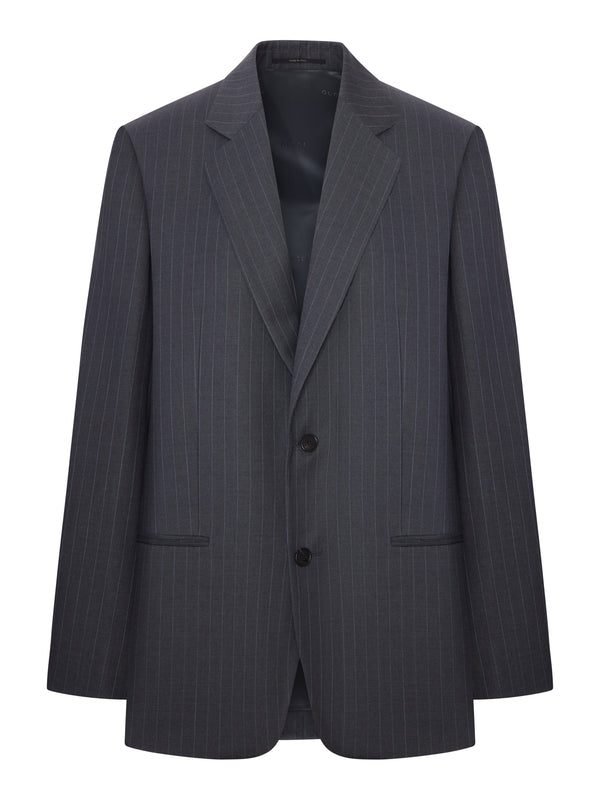 PINSTRIPED WOOL JACKET
