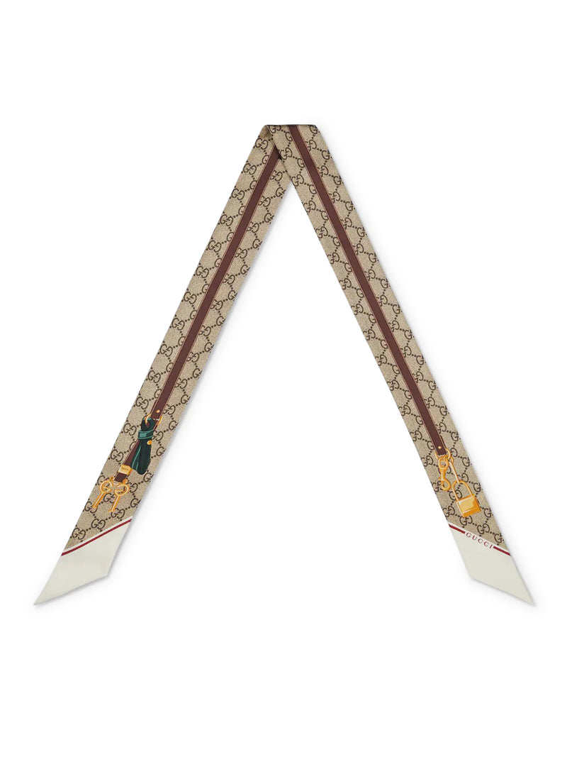 PRINTED SILK TWILL RIBBON