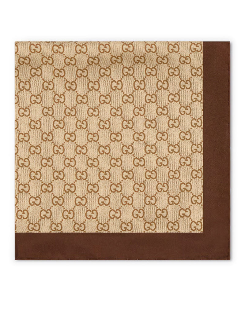 PRINTED SILK TWILL SCARF