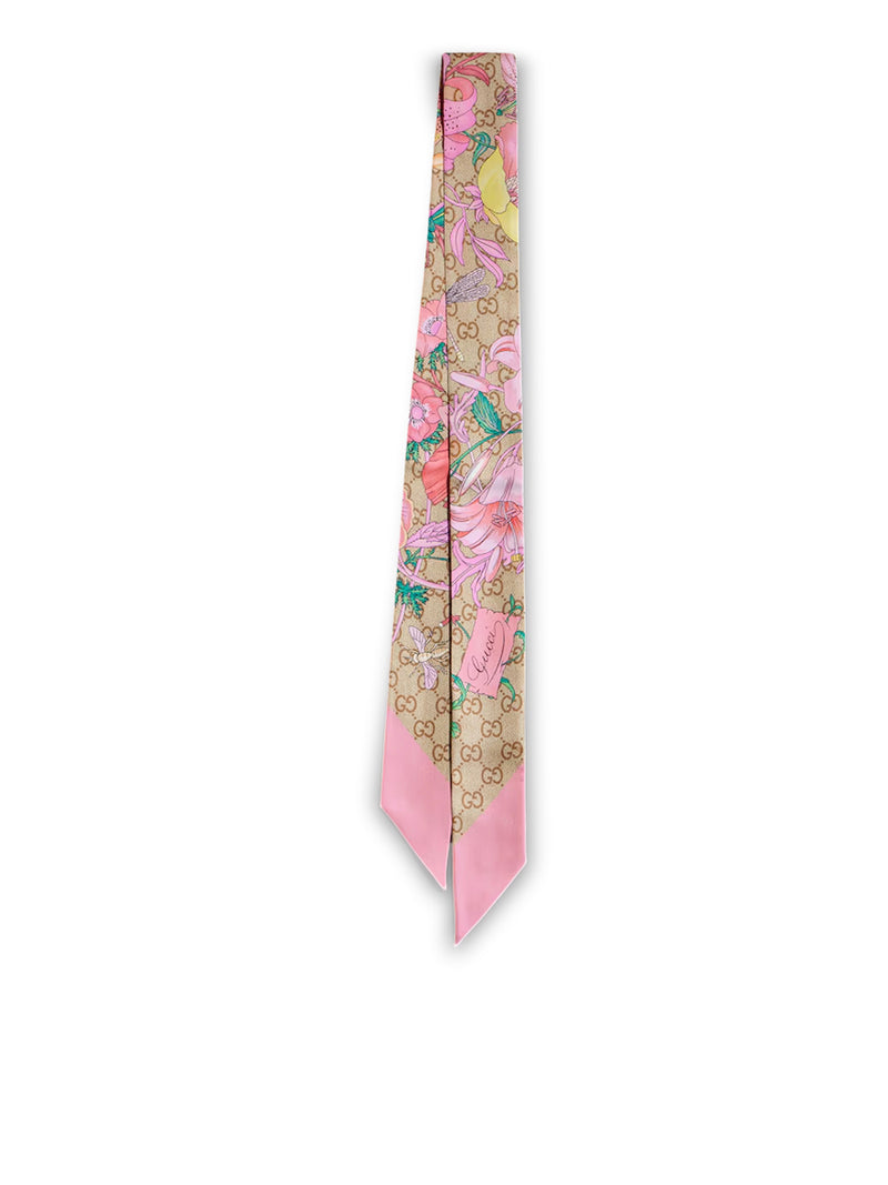 FLORA SCARF IN PRINTED SILK