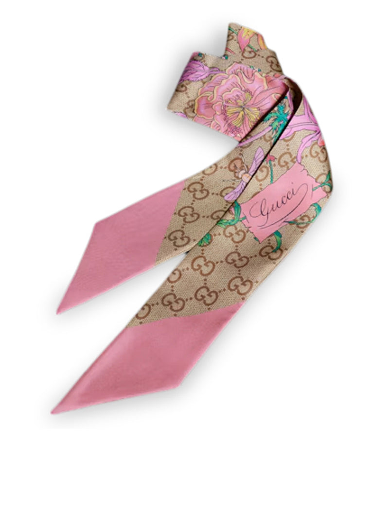 FLORA SCARF IN PRINTED SILK