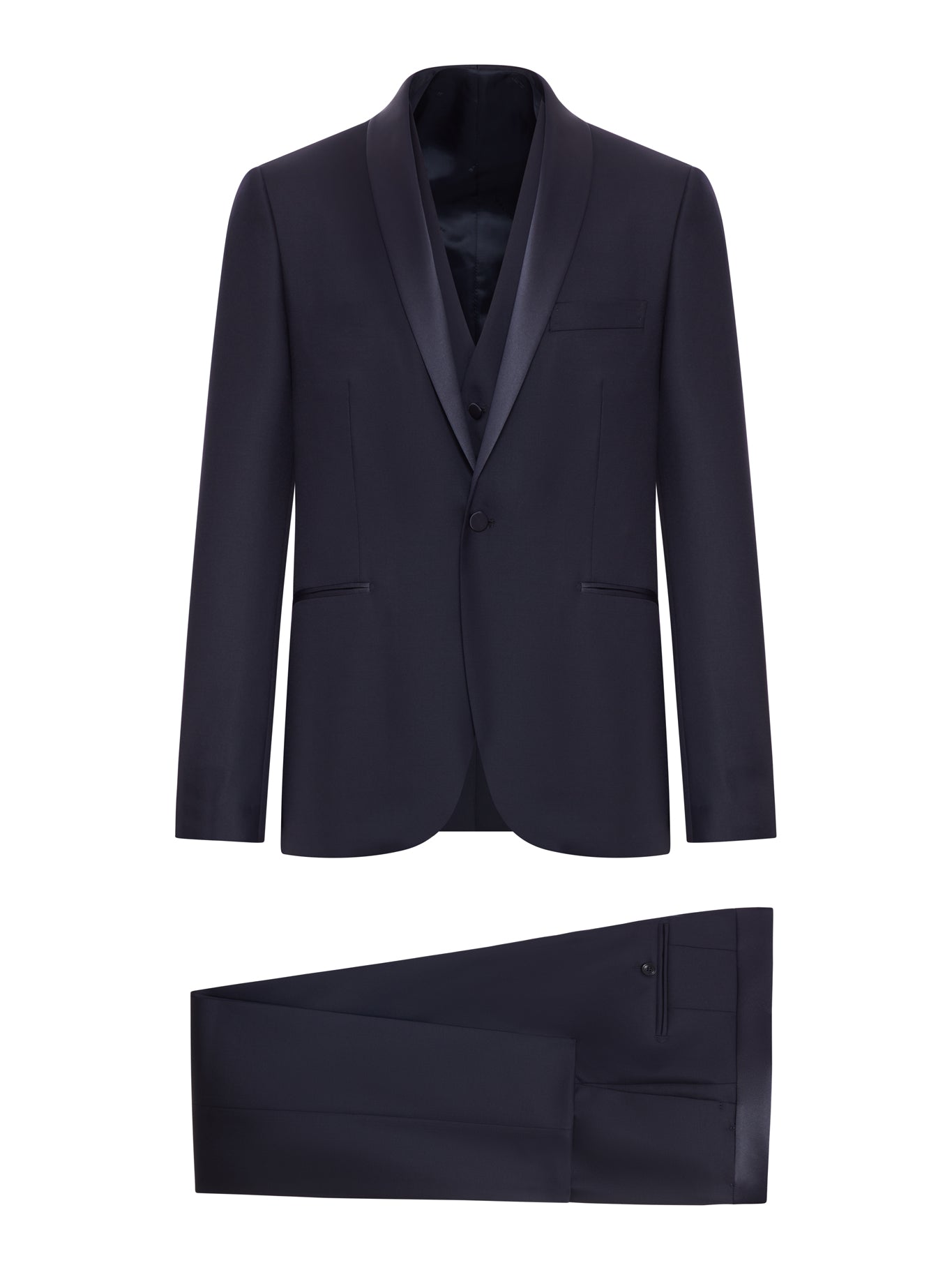 SINGLE-BREASTED VIRGIN WOOL TUXEDO