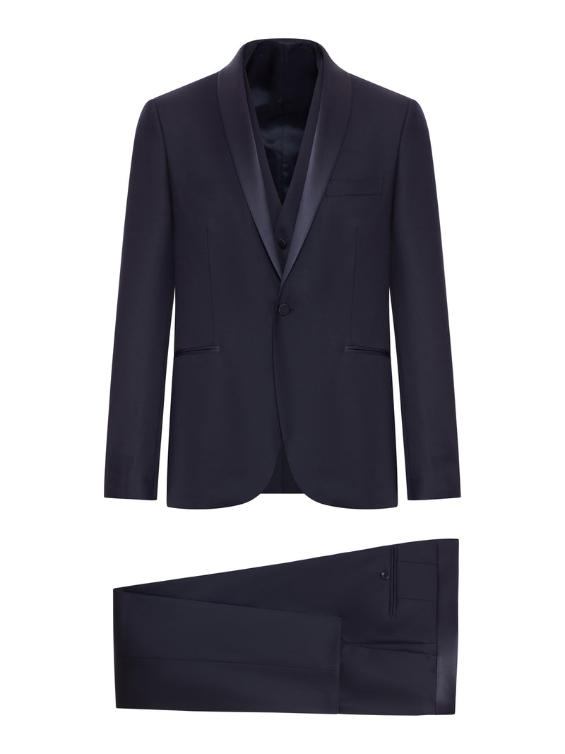 SINGLE-BREASTED VIRGIN WOOL TUXEDO