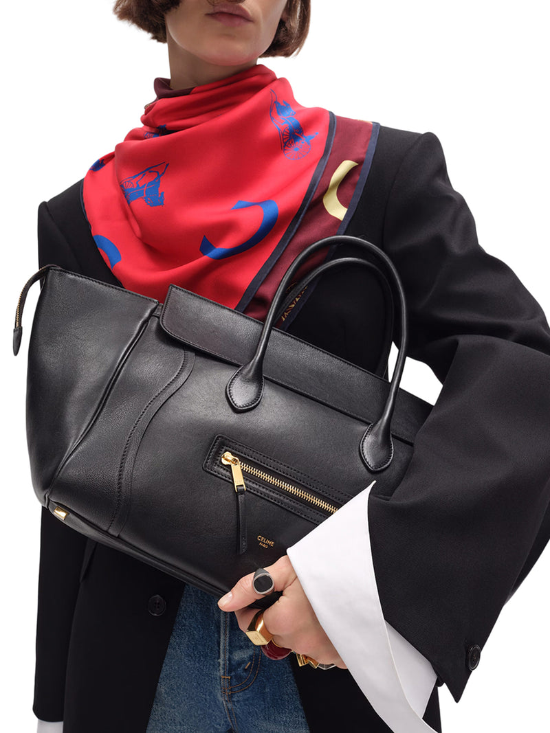 GRANATE CALFSKIN LUGGAGE