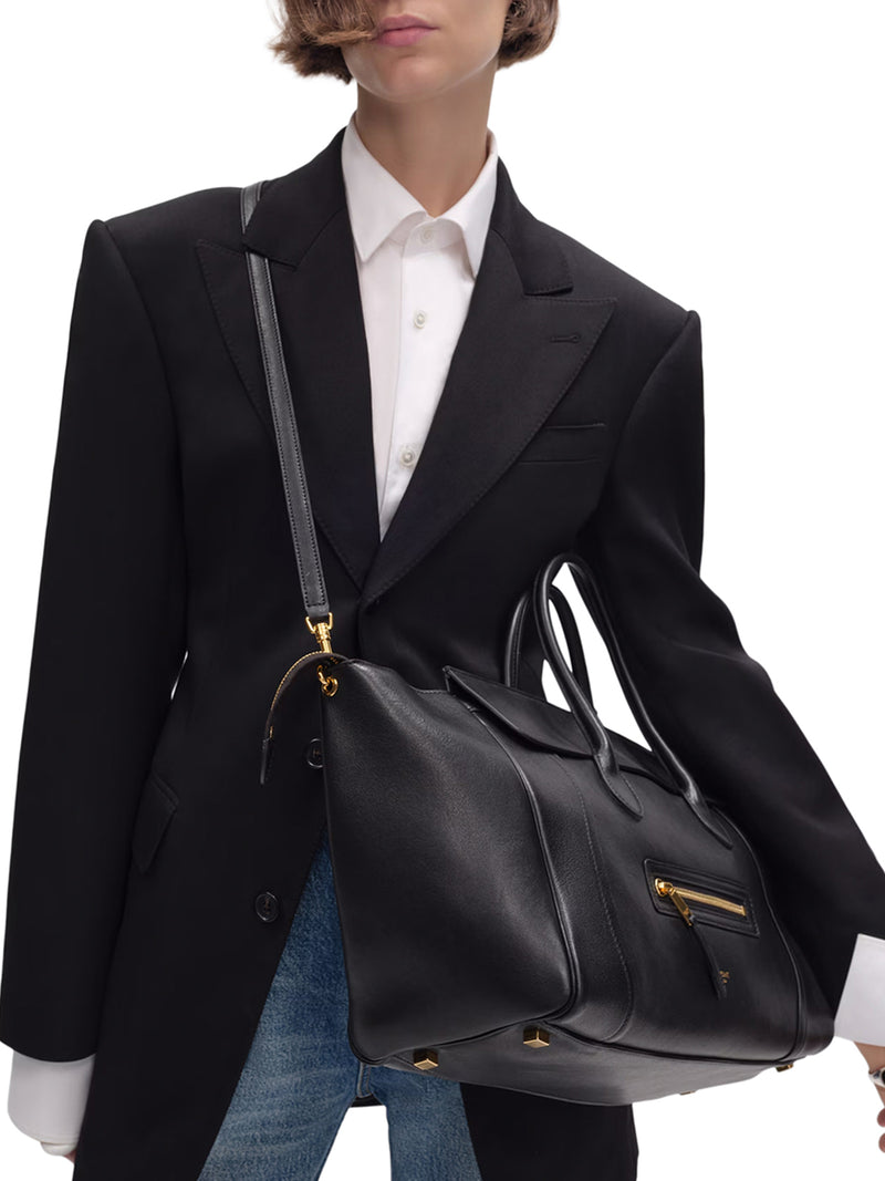 GRANATE CALFSKIN LUGGAGE