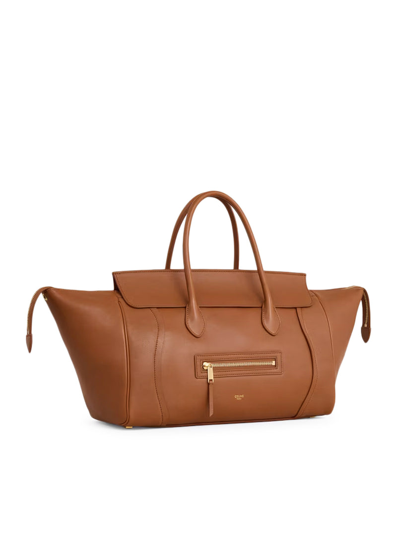 LUGGAGE IN SOFT SHINY LAMBSKIN