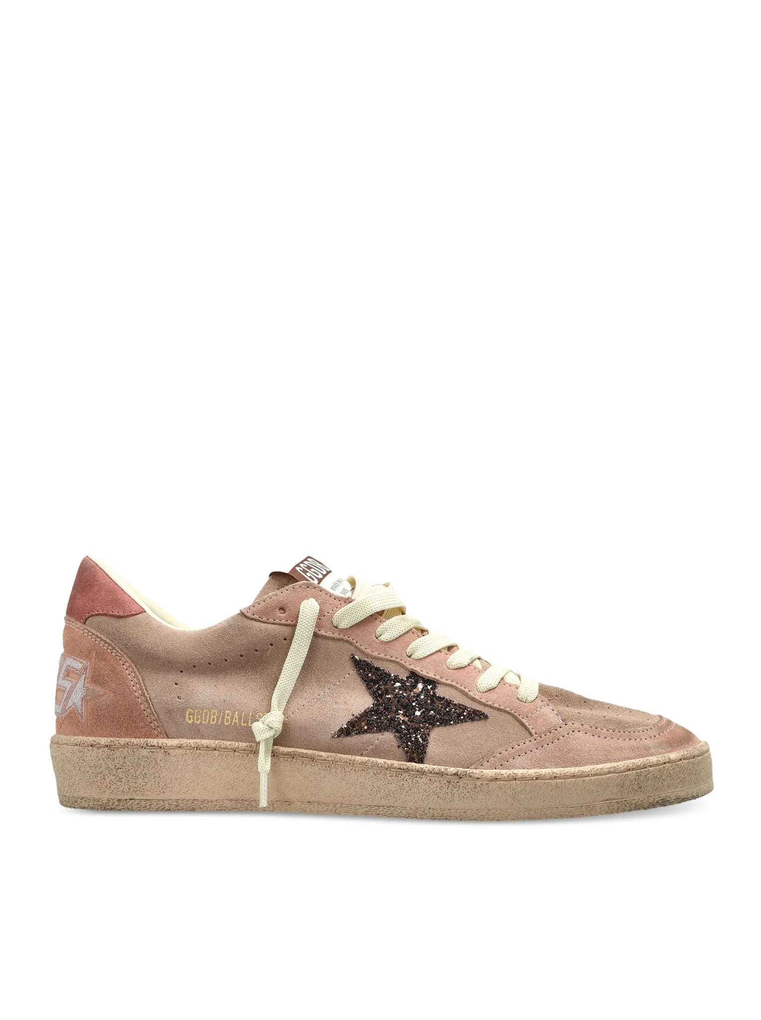 SUPER-STAR SNEAKERS IN LEATHER AND GLITTER – Suit Negozi Row