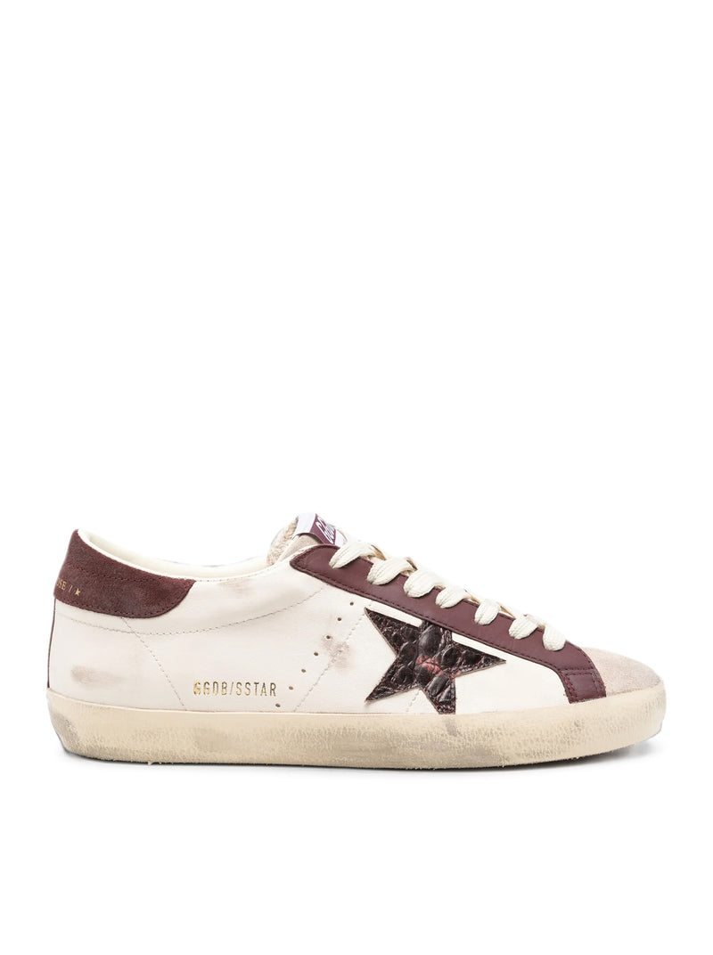 SUPERSTAR SNEAKERS IN NAPPA WITH CROCO STAR
