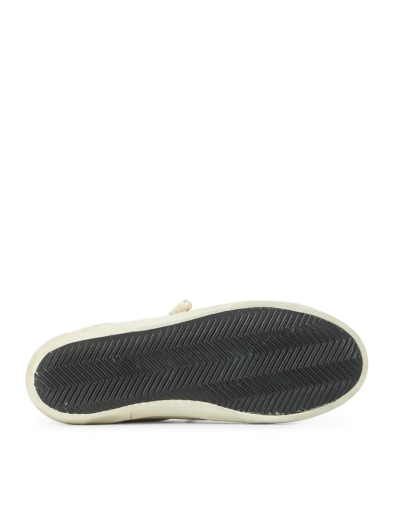 SUPER-STAR LEATHER SNEAKERS WITH SUEDE INSERTS
