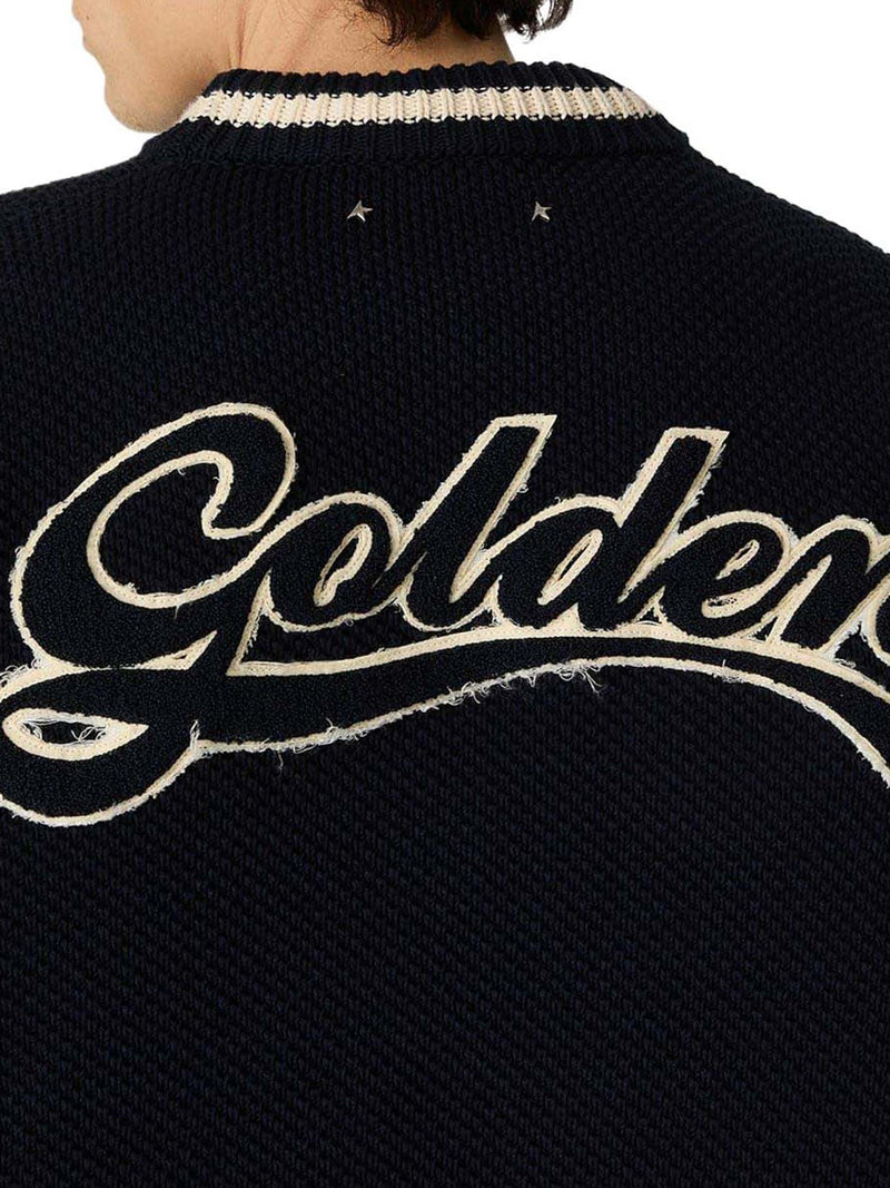 BOXY SWEATER WITH EMBROIDERED LOGO