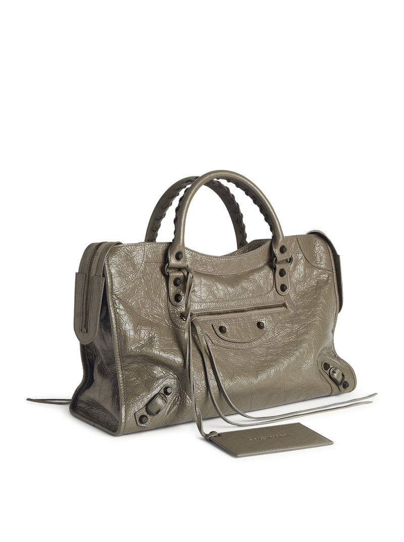 WOMEN`S LE CITY MEDIUM BAG IN MILITARY GREEN