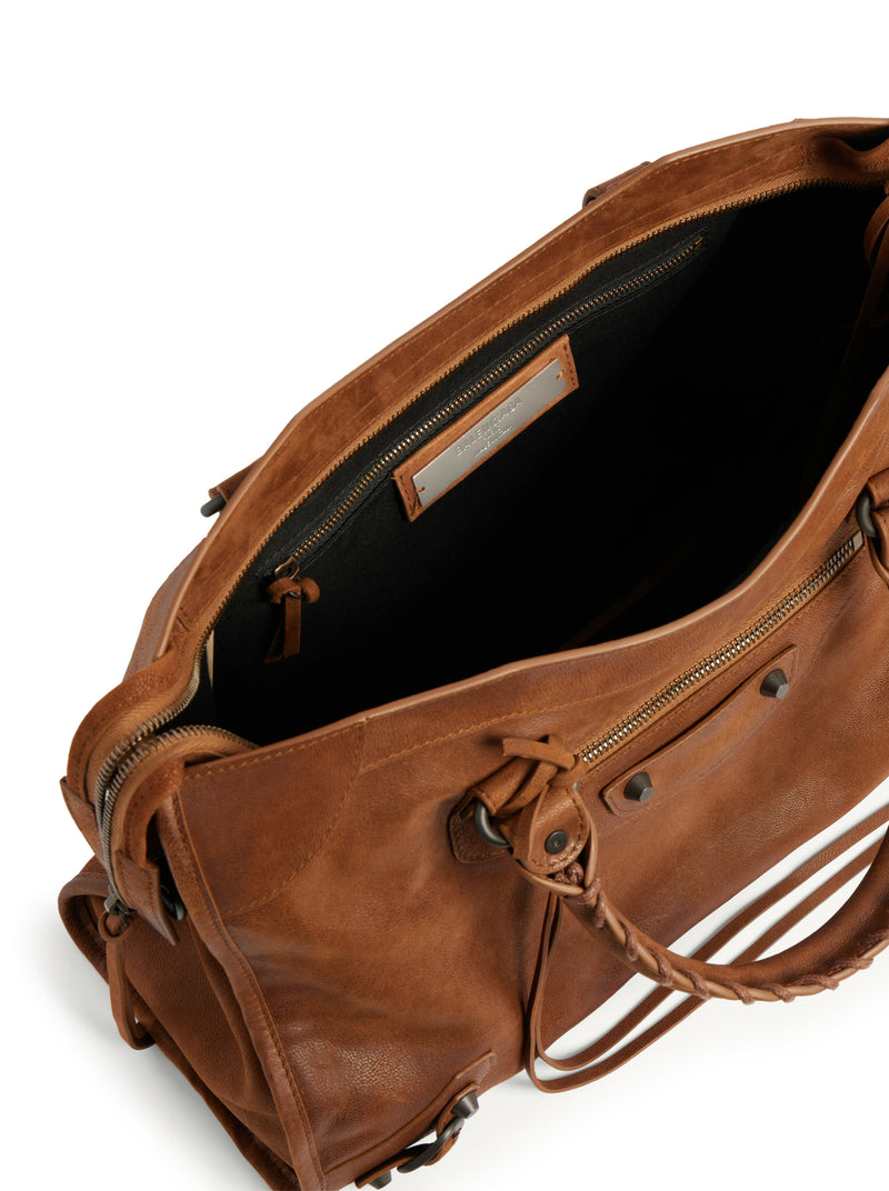 WOMEN`S LE CITY MEDIUM BAG IN CARAMEL