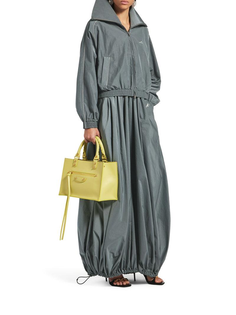 BODIES HIGH NECK JACKET IN TECHNICAL COTTON POPLIN