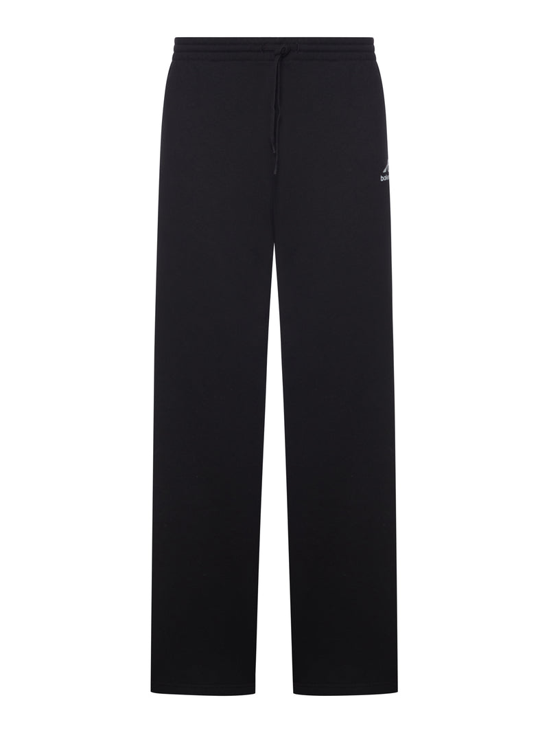BODIES BAGGY JOGGING PANTS IN DRY BLACK FLEECE