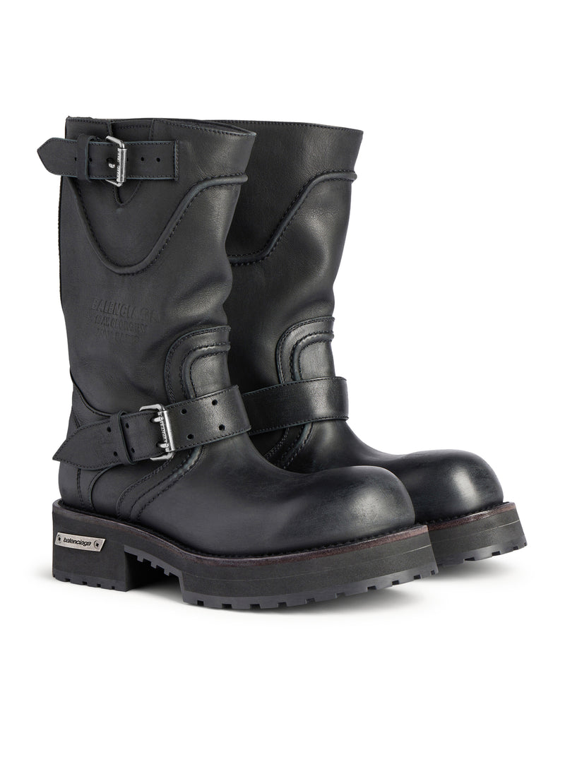 VENOM WORN-OUT LEATHER BOOTS