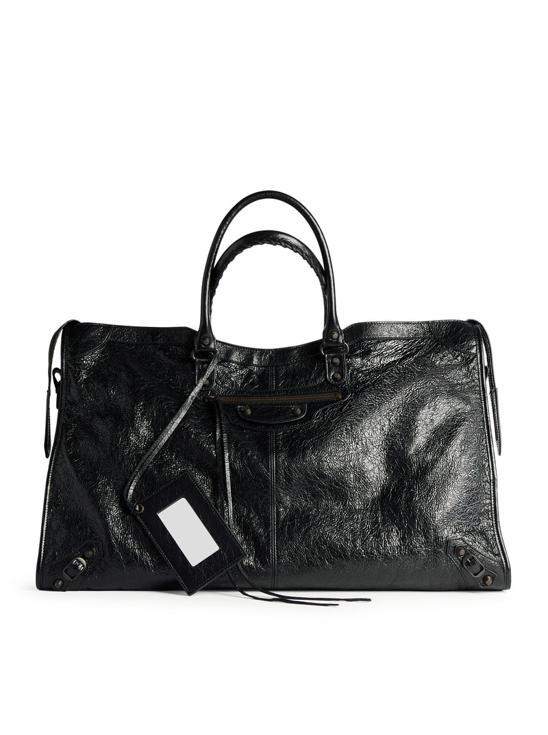 LE CITY LEATHER TRAVEL BAG