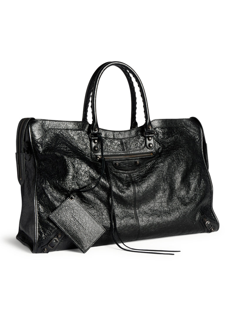 LE CITY LEATHER TRAVEL BAG