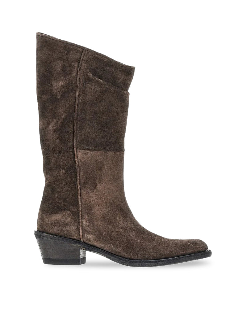 CLIVE WESTERN SUEDE BOOTS