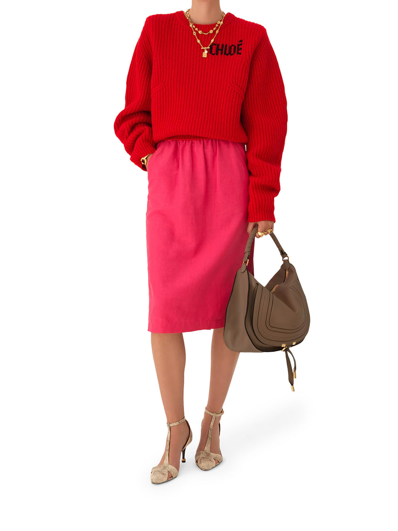 MARCIE SOFT LEATHER SHOULDER BAG