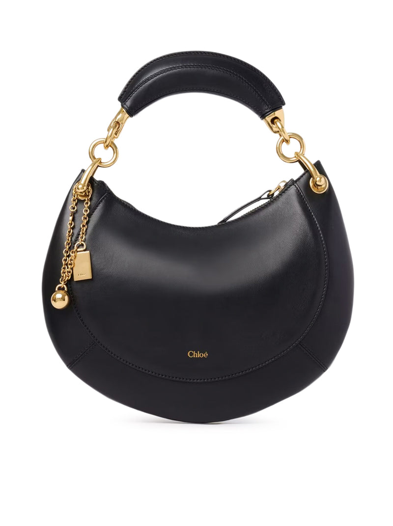 SMALL CHLOÉ BANANA ZIPPED HOBO IN SOFT LEATHER