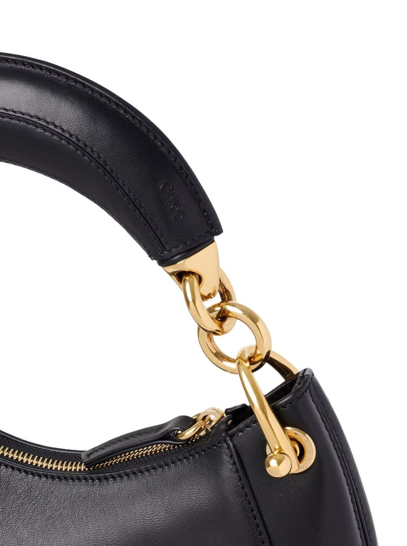 SMALL CHLOÉ BANANA ZIPPED HOBO IN SOFT LEATHER