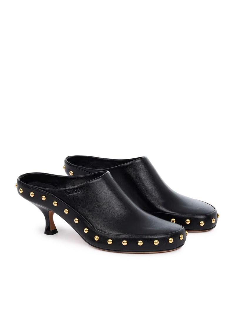 JUNIE HEELED MULES