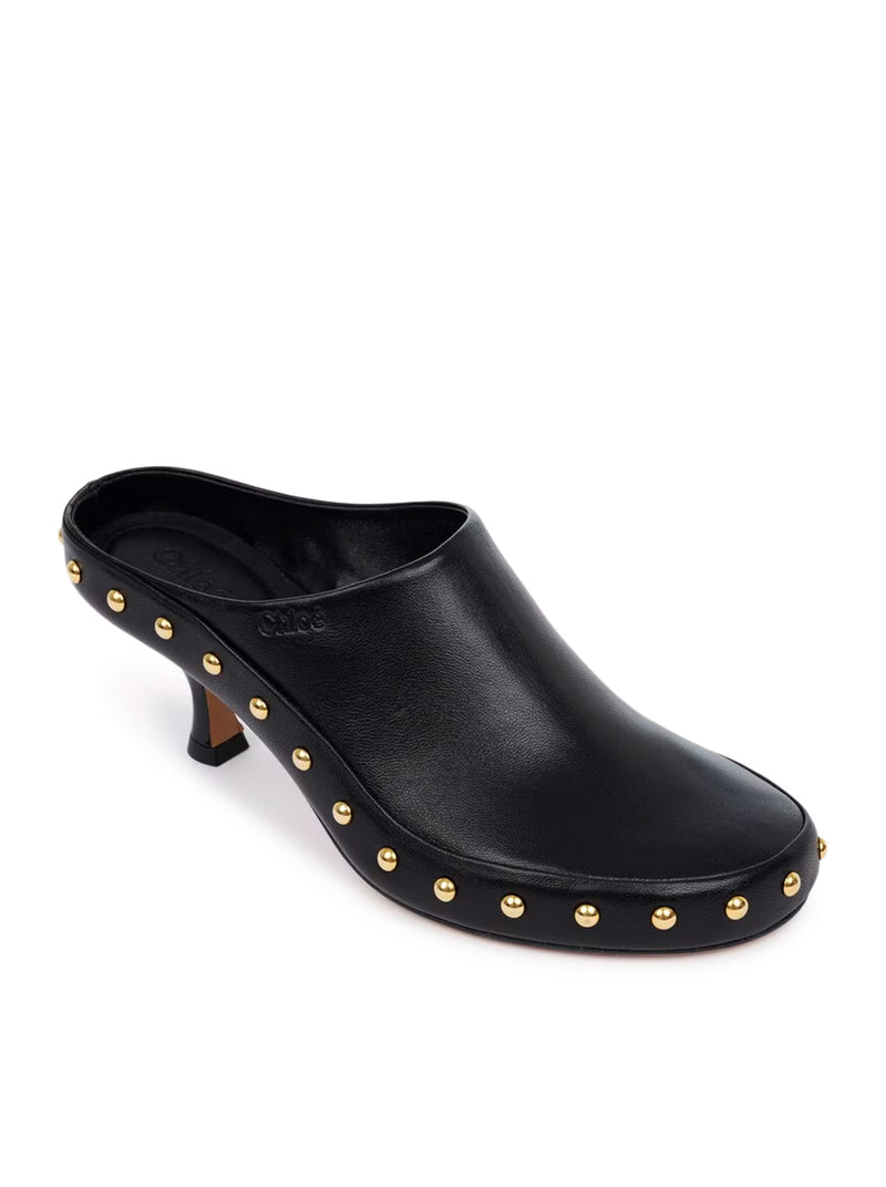 JUNIE HEELED MULES