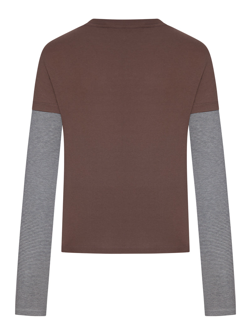 LAYERED LONG-SLEEVED T-SHIRT