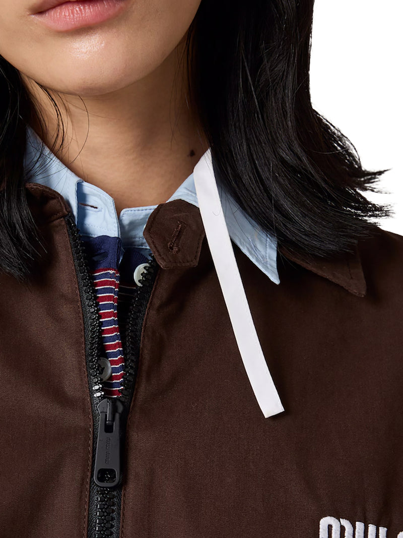 WASHED GABARDINE BLOUSON