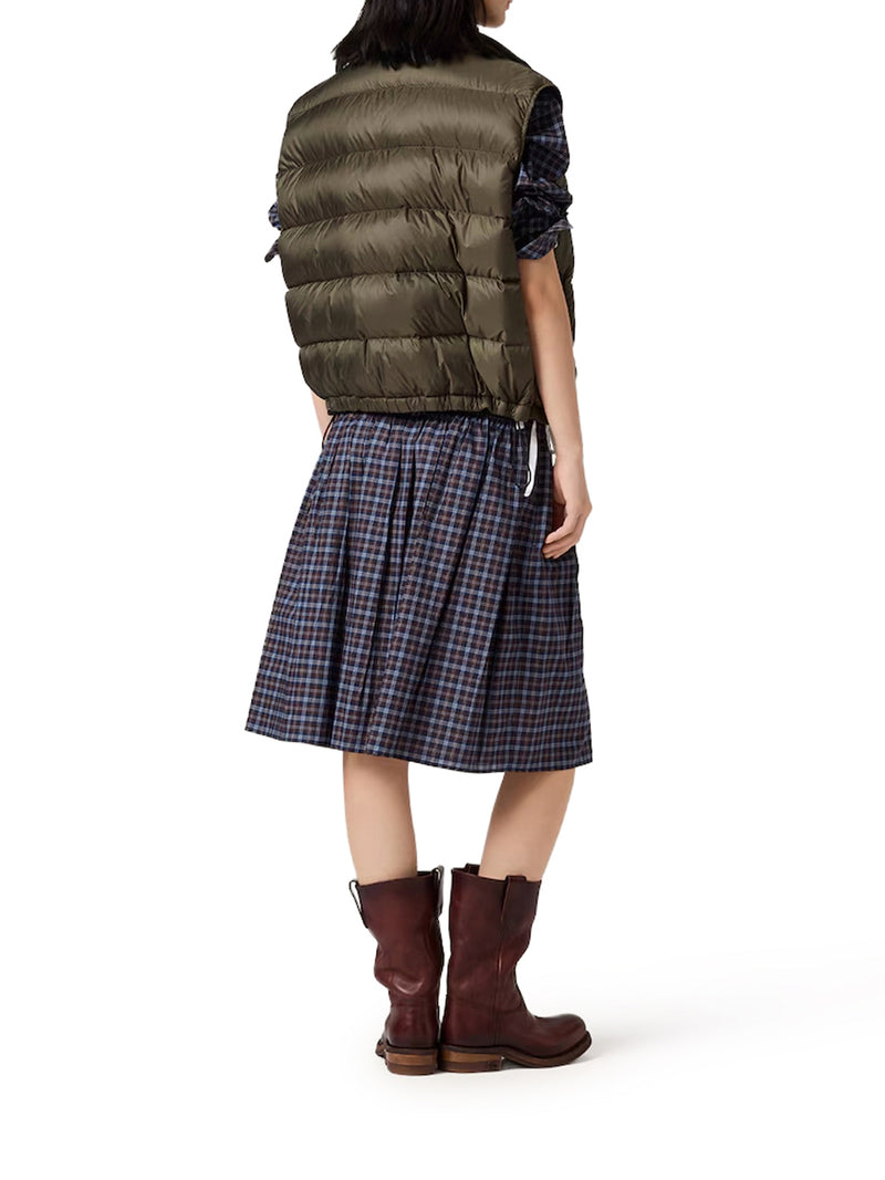 LIGHT PONGÉ PADDED VEST