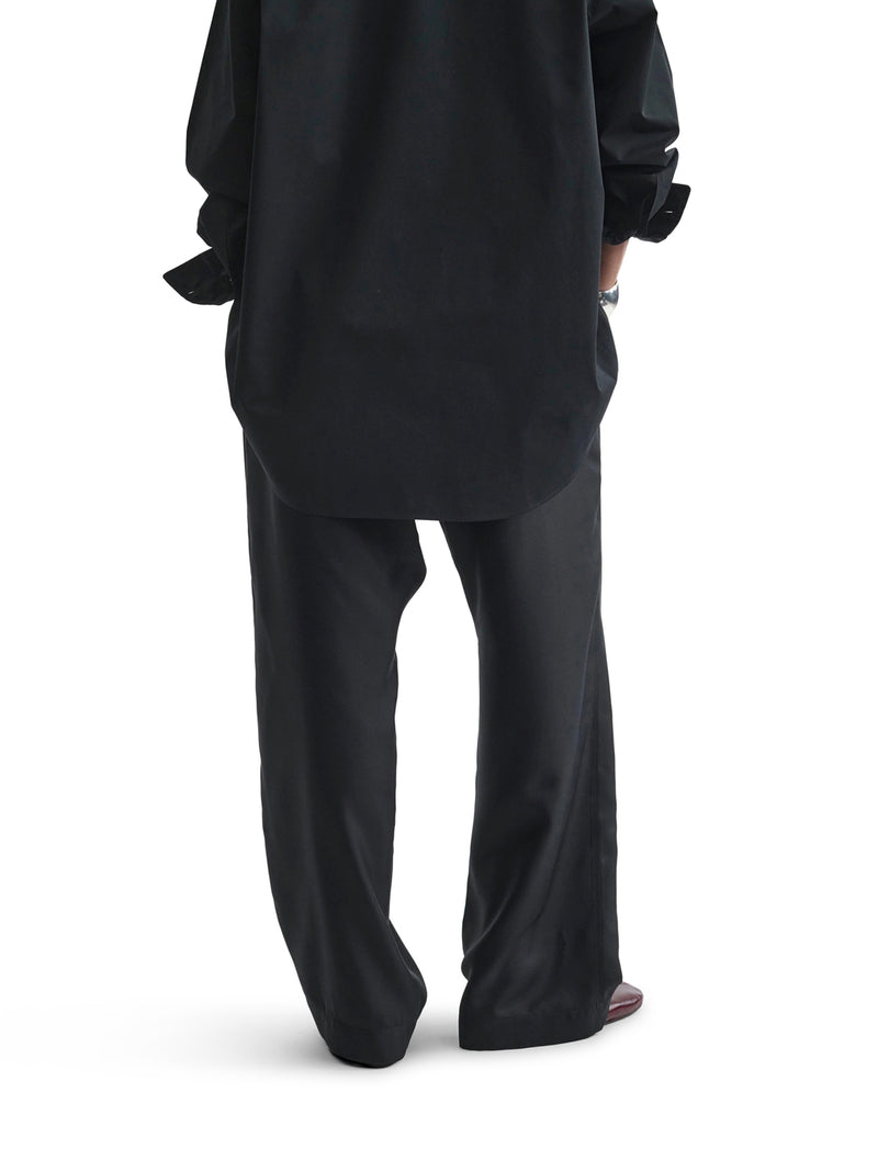 SILK DRAWSTRING TROUSERS