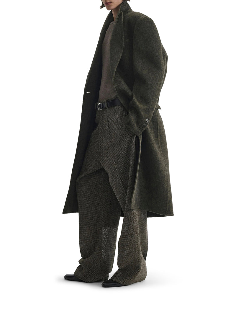 DROP-FIT WOOL TAILORED TROUSERS