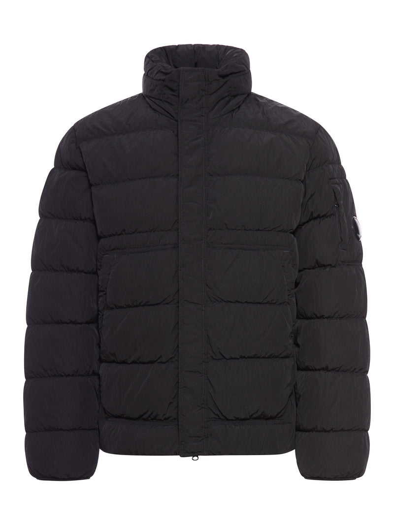 CHROME-R HOODED LENS DOWN JACKET