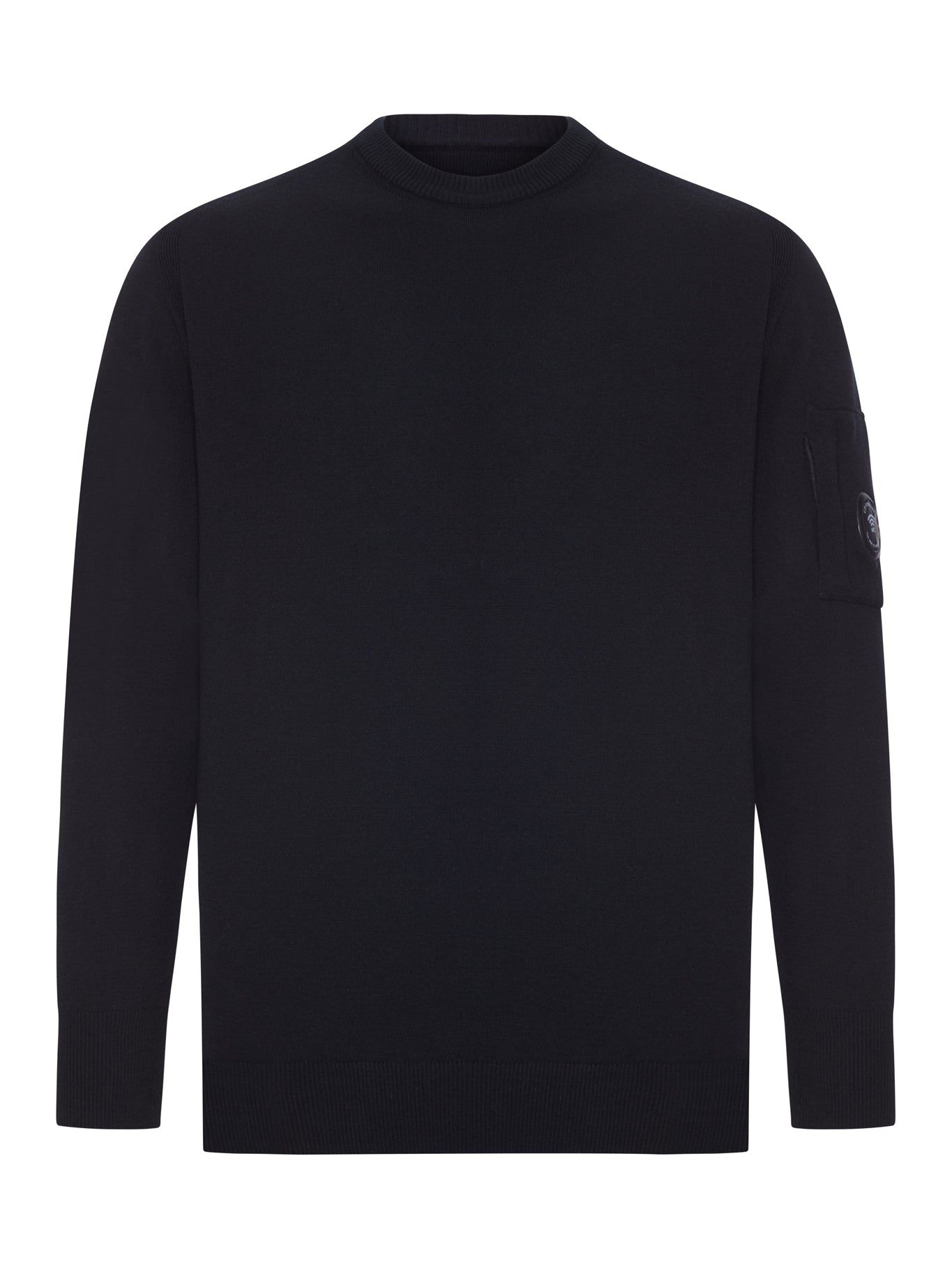 CREW NECK SWEATER IN EXTRAFINE MERINO WOOL