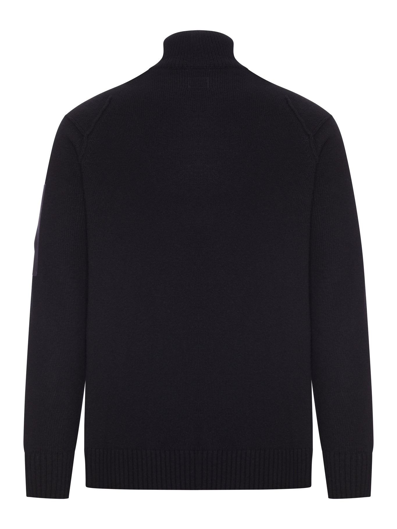 WOOL TURTLENECK SWEATER WITH ZIP